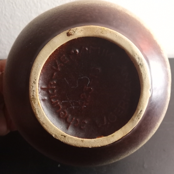 RARE VTG 1960s Signed Scheurich-Keramik Germany Fat Lava Glaze 8" Pitcher - Picture 6 of 8